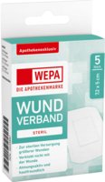 WEPA Wundverband 7,2x5 cm steril